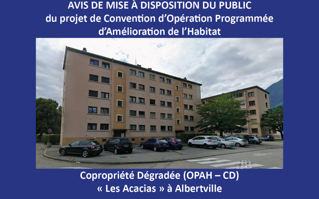 OPAH-CD | Les Acacias | Albertville