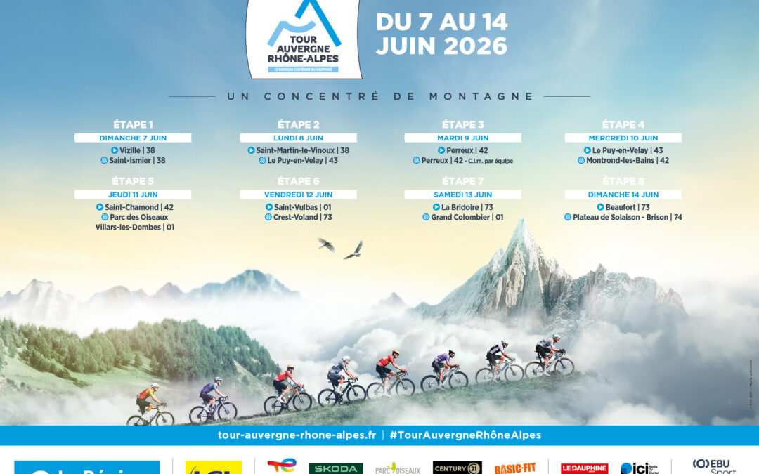Départ de l’étape 8 du Tour Auvergne-Rhône-Alpes 2026