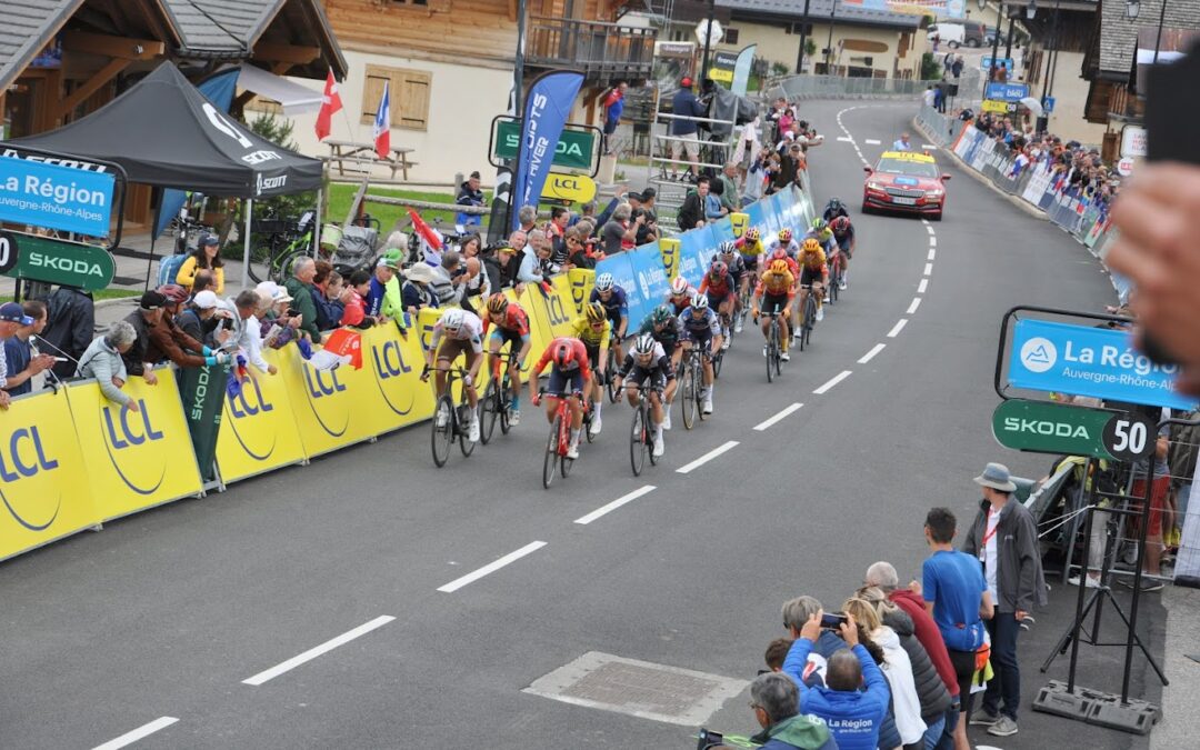 Arrivée du Tour Auvergne Rhône Alpes